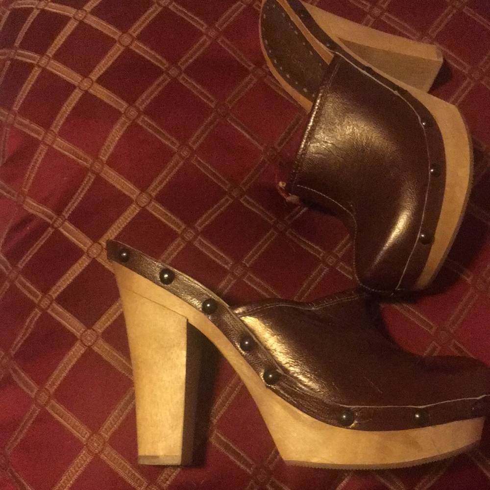 Brown five Inch heels